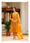 Shanaya Vol 5 By Mystic 9 Rayon Embroidery Kurti With Bottom Dupatta Wholesale Market In Surat

